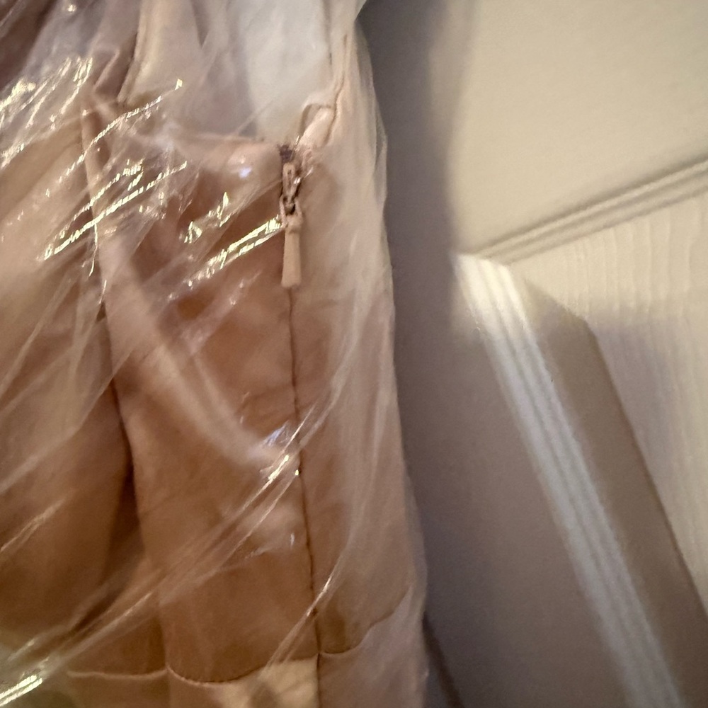 Revelry Blush Satin Gown - Picture 3 of 5